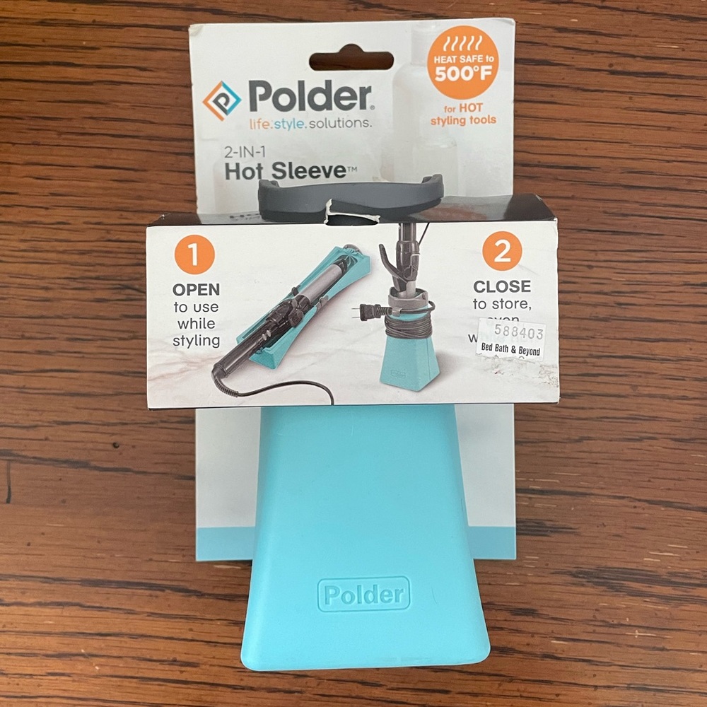 2-in-1 hot sleeve for styling tools.